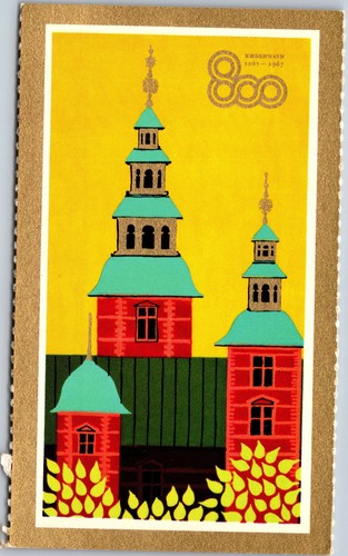 Rosenborg slot postcard - slot,